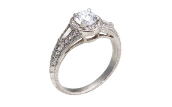 Vintage engagement rings chicago