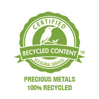certified 100% recycled by SCS Global Services