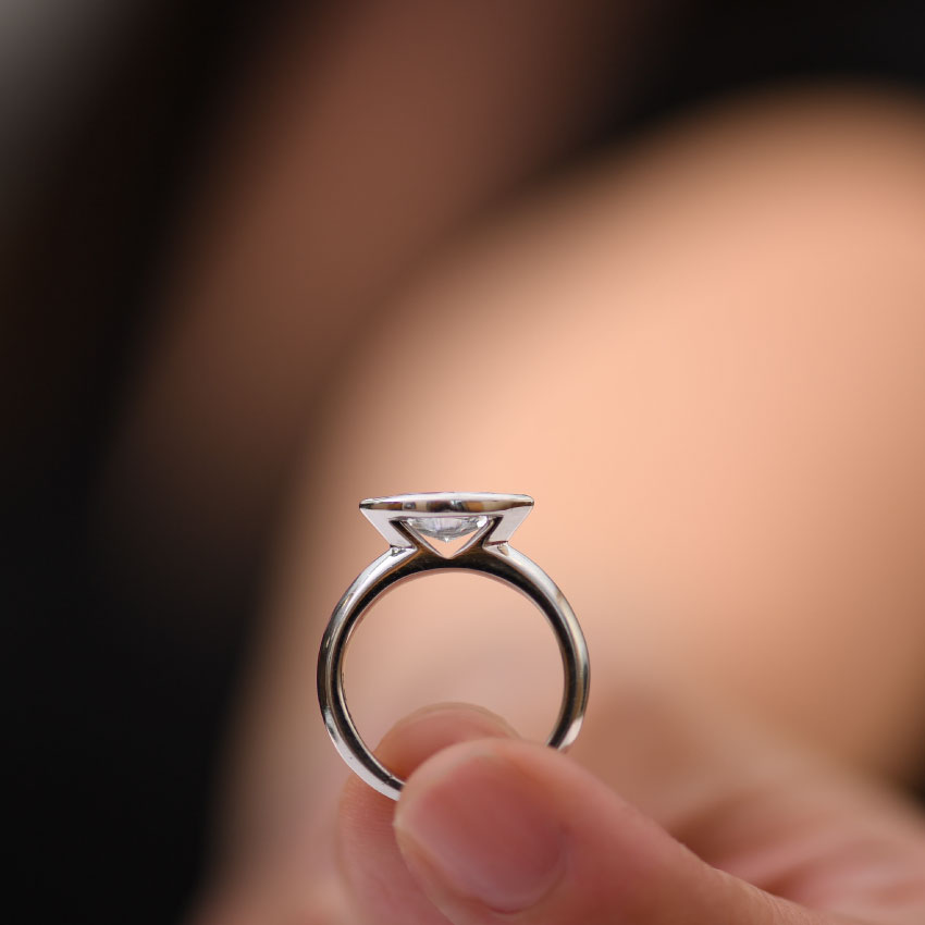 Marquise Diamond Engagement Ring setting