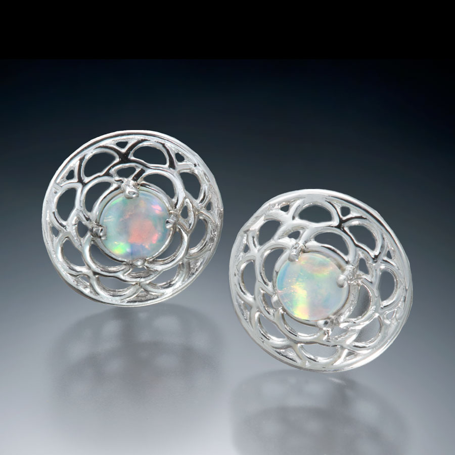 Fabrique Opal Earrings | Fabrique Designer Jewelry by Christopher Duquet