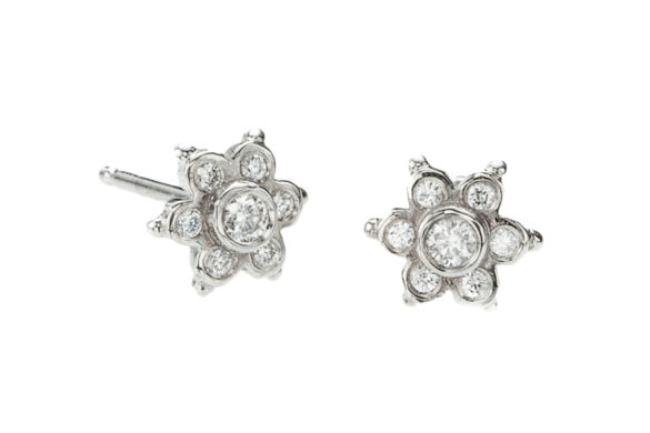 Six Rayed Star Earrings Christopher Duquet Fine Jewelry Evanston