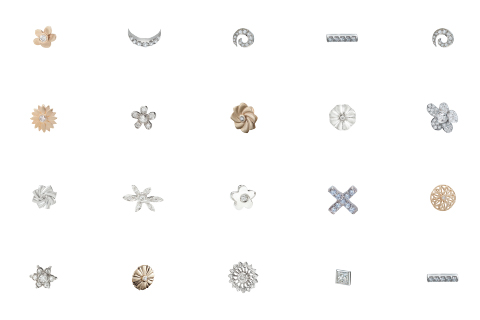 Little Diamond Earrings Collection by Christopher Duquet