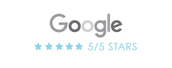 5 out of 5 star rating on Google by Google users