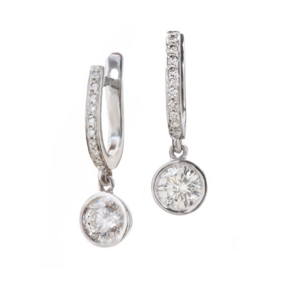 Diamond Drop Earrings – Christopher Duquet Fine Jewelry