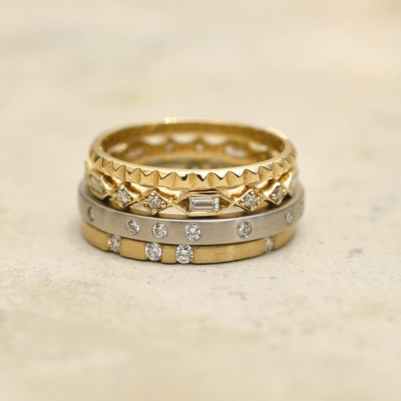 Staggered Diamond Stacking Bands