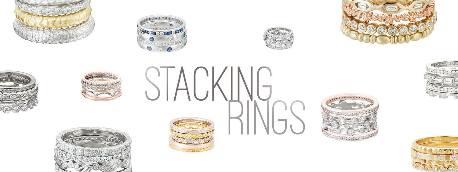 Stacking Rings Collection by Christopher Duquet