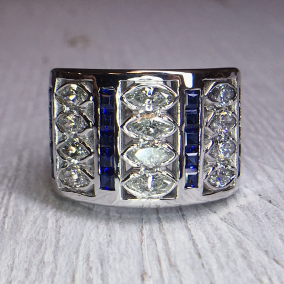 Blue Sapphire Restyle Ring