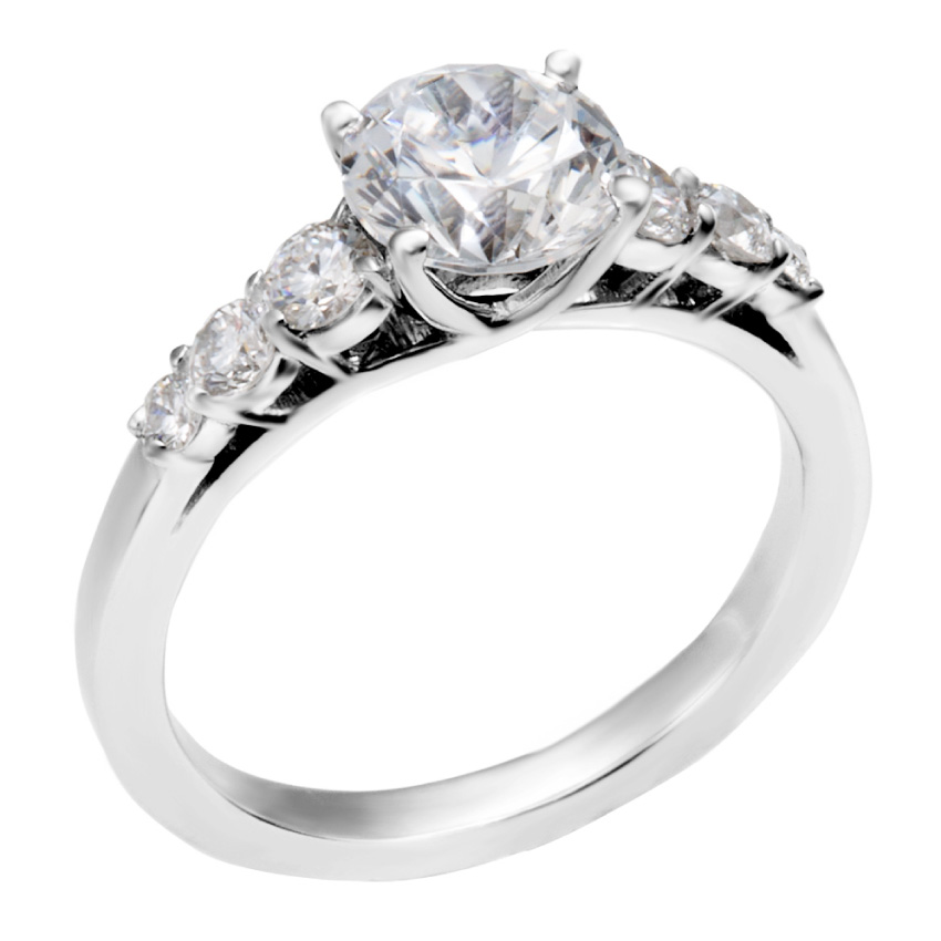 Diamond-Ring-with-Graduated-Diamond-Accents-Classic-Lines-Engagement-Rings-Christopher-Duquet-optimized