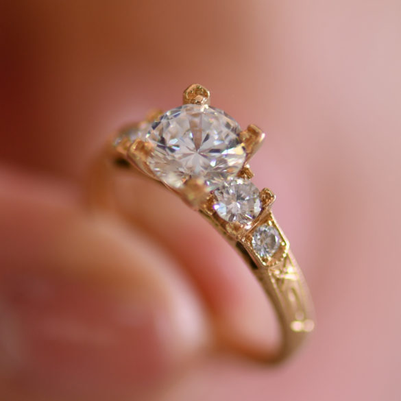 Vintage Diamond Engement Ring