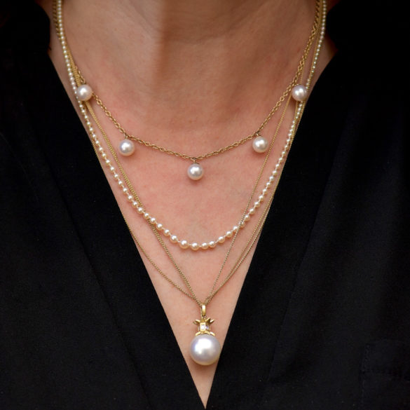 Pearl Layered Necklaces