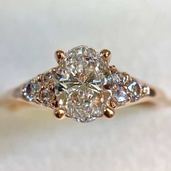 Vintage Rose Gold Engagement Ring