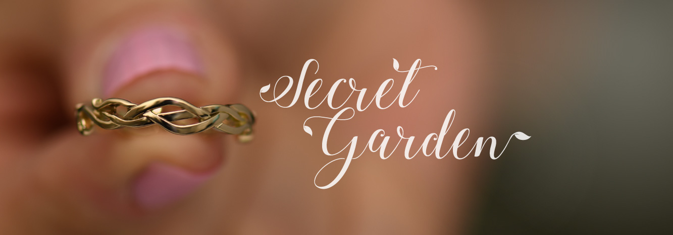 Secret Garden Windblown Tendril and Vine Ring