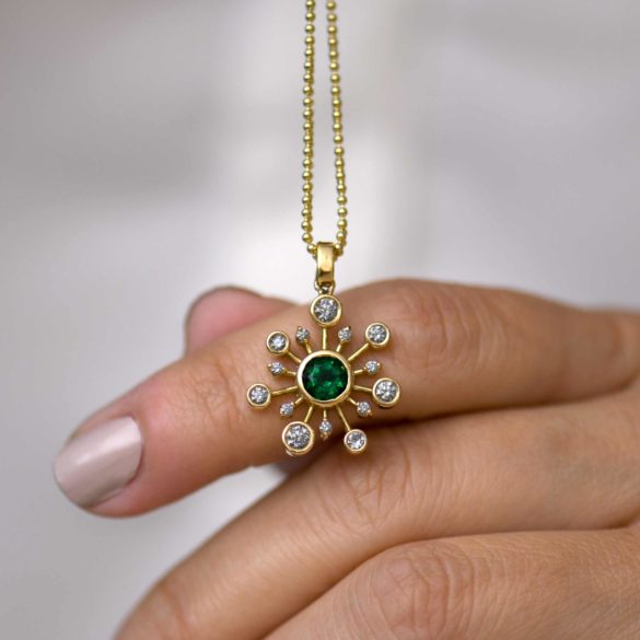 Emerald Bouquet Necklace | Fireworks Collection