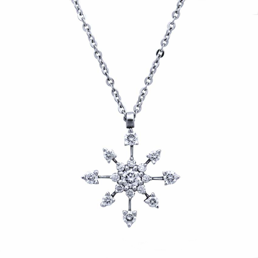 Windstar Snowflake Diamond Necklace