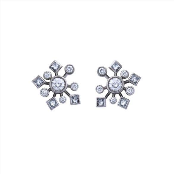 Diamond Crossette Fireworks Earrings