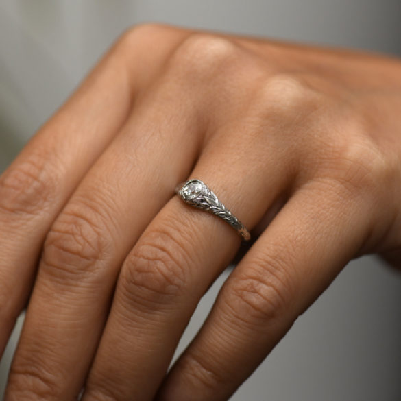 Custom Diamond Signet Ring
