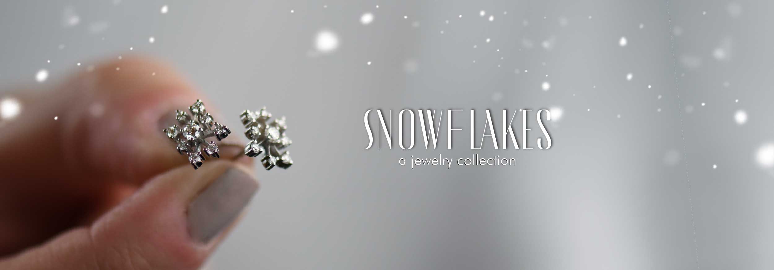 Morning Star Snowflake Diamond Earrings