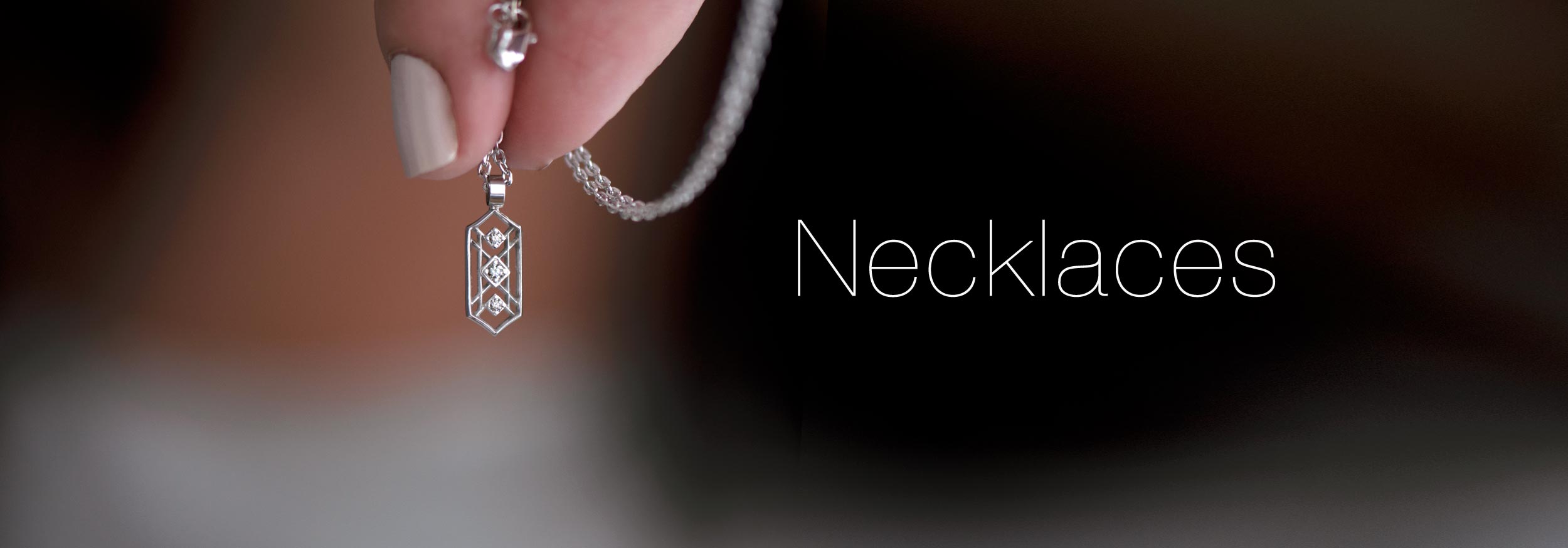  Lattice Diamond Art Deco Redux Necklace