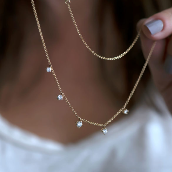 Fairy Lights Diamond Necklace
