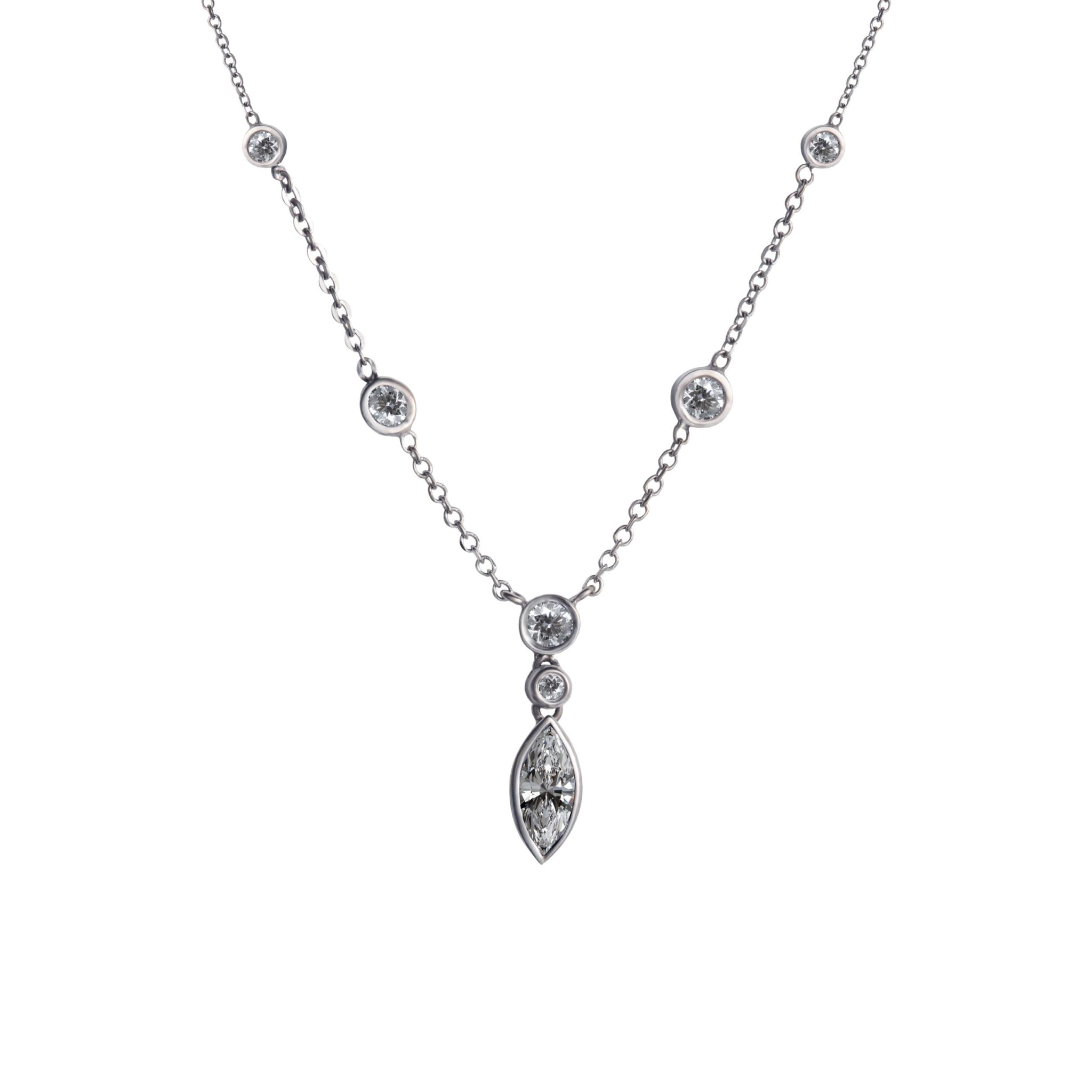 Classic Raindrops Diamond Necklace – Christopher Duquet Fine Jewelry