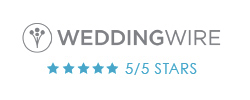 WeddingWire 5/5 Stars