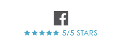 5 star ratings on Facebook