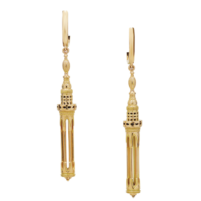 Cities and Lights Minaret Earrings