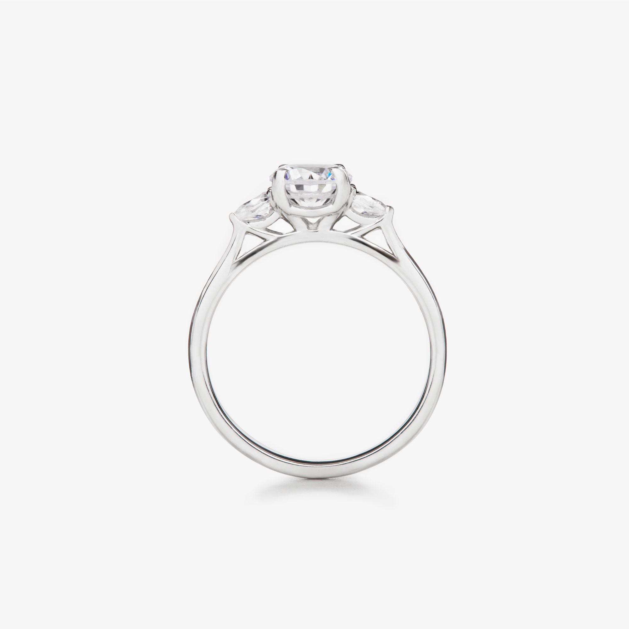 3 Stone Diamond Engagement Ring