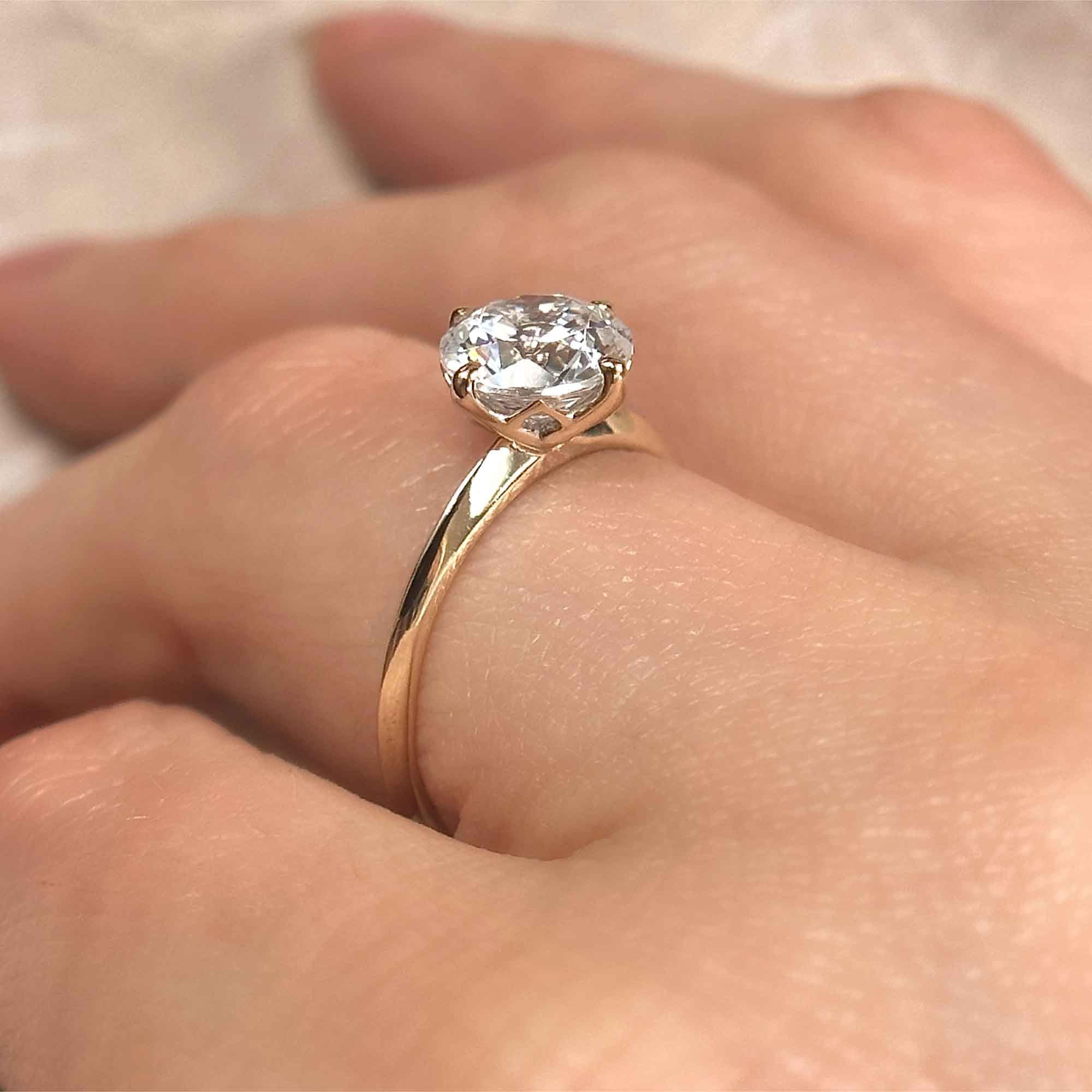 On ring finger