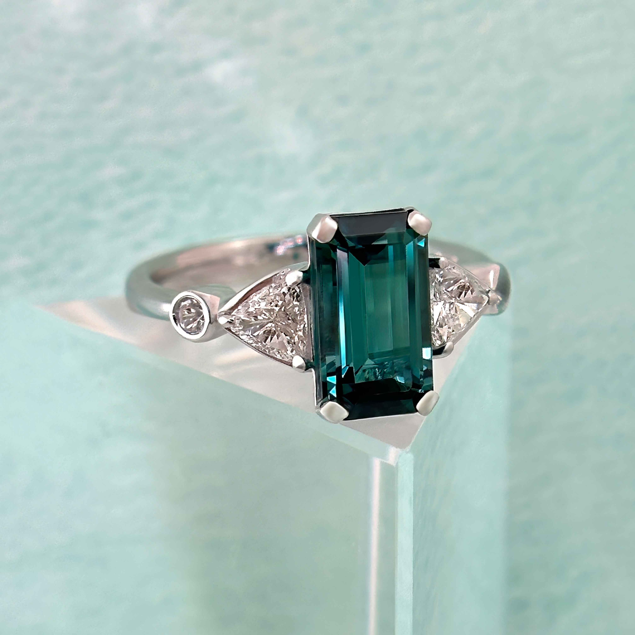 One Of A Kind Tourmaline White Gold